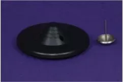 1.95 MHz Large UFO & Dome Head Pin(Pk:200pc, Black, Strong Lock)